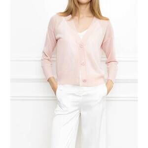 NEW ZERO DEGREE CELSIUS mesh cardigan in pink
